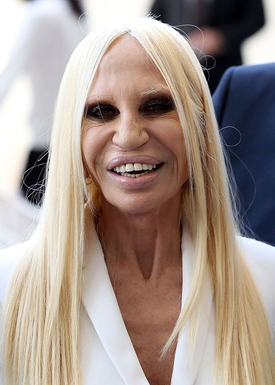 Donatella Versace before and after: Young Donatella's style compared to now